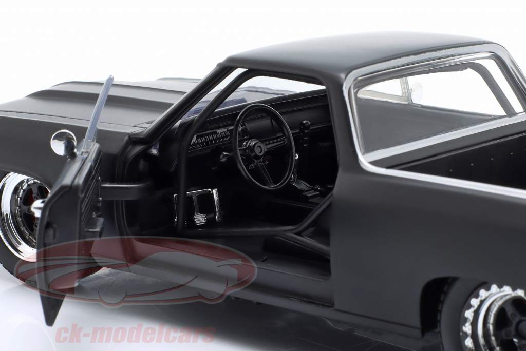 Chevrolet El Camino 1967 Fast X (Fast & Furious 10) 1:24 マット 黒 Jada Toys
