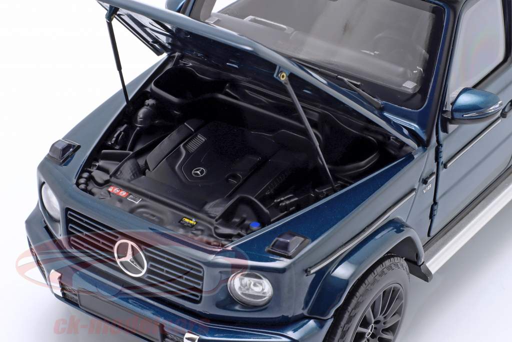 Minichamps 1:18 Mercedes-Benz G-Klasse (W463) Baujahr 2020 blau metallic  110037100 Modellauto 110037100 4012138166479
