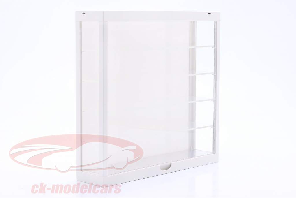vetrina LED multicase 5 piani per Modelli nel scala 1:43 / 1:64 bianco Triple9