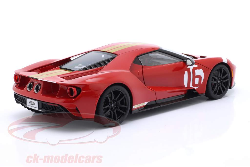 Ford GT 64 prototype Alan Mann Heritage Edition 2022 rouge 1:18 AUTOart