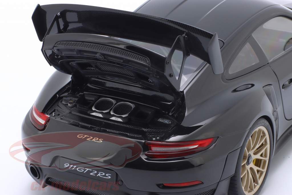 Porsche 911 (991 II) GT2 RS Weissach-pakket 2017 zwart 1:18 AUTOart
