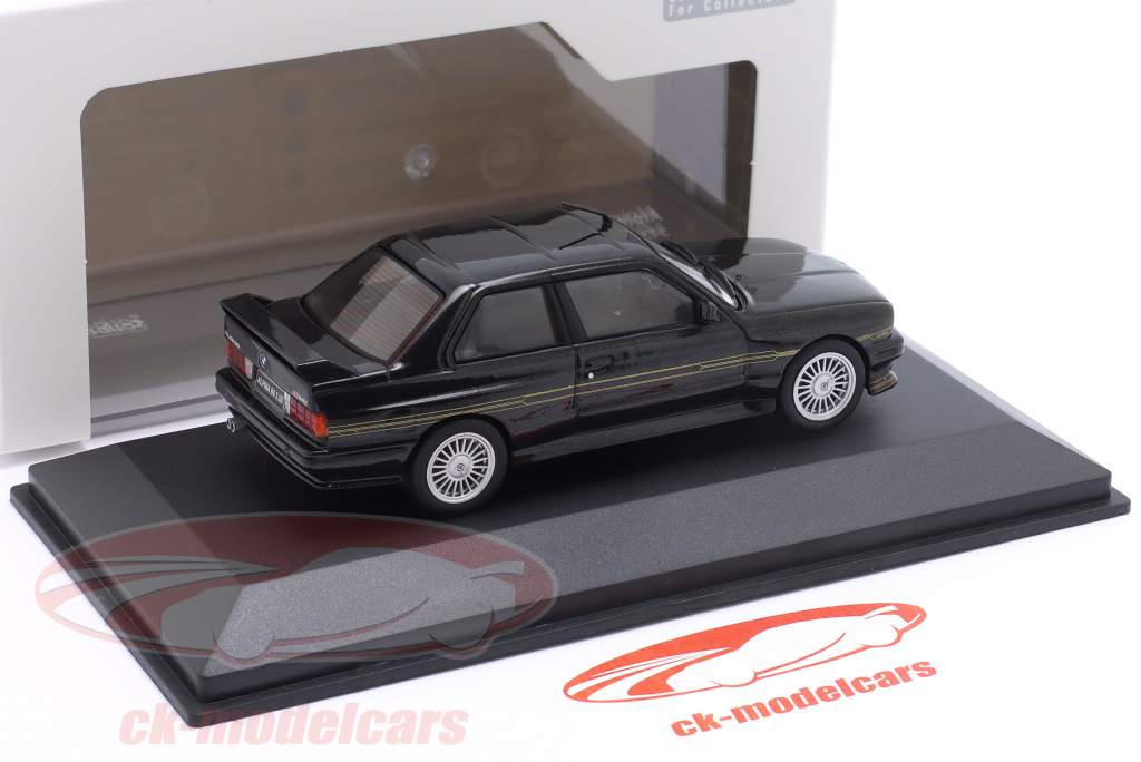 BMW Alpina B6 3.5S (E30) Bouwjaar 1989 diamant zwart 1:43 Solido