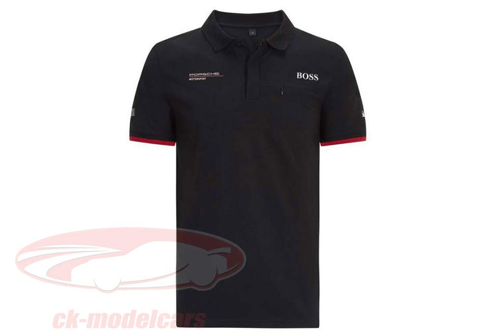 poloshirt Team Porsche Motorsport Collection zwart