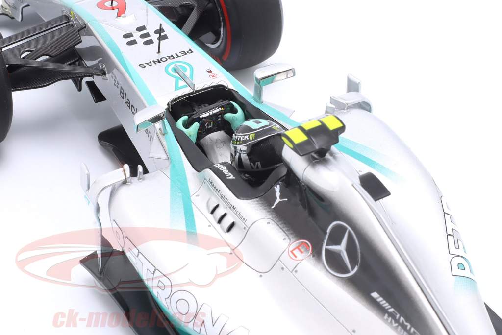 Nico Rosberg Mercedes F1 W05 Hybrid #6 勝者 モナコ GP フォーミュラ 1 2014 1:18 Spark