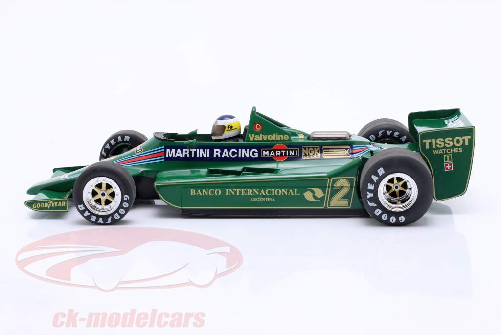 Carlos Reutemann Lotus 79 #2 2do argentino GP fórmula 1 1979 1:18 MCG