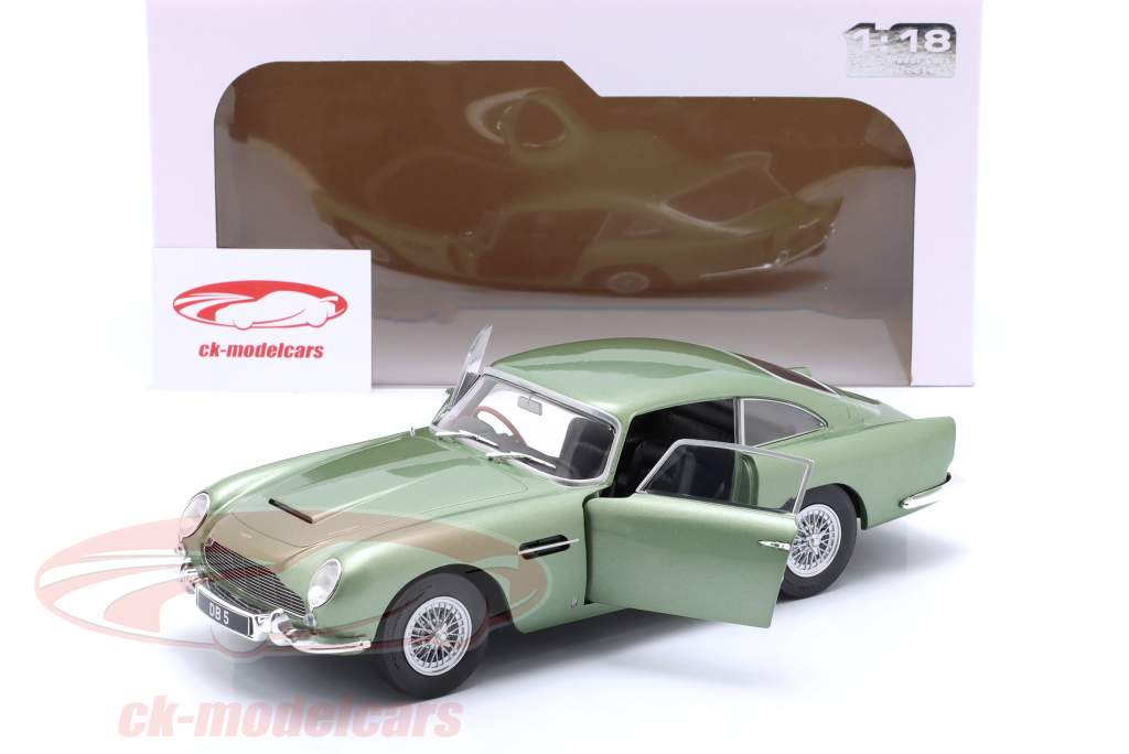 Solido 1:18 Aston Martin DB5 year 1964 porcelain green S1807102 