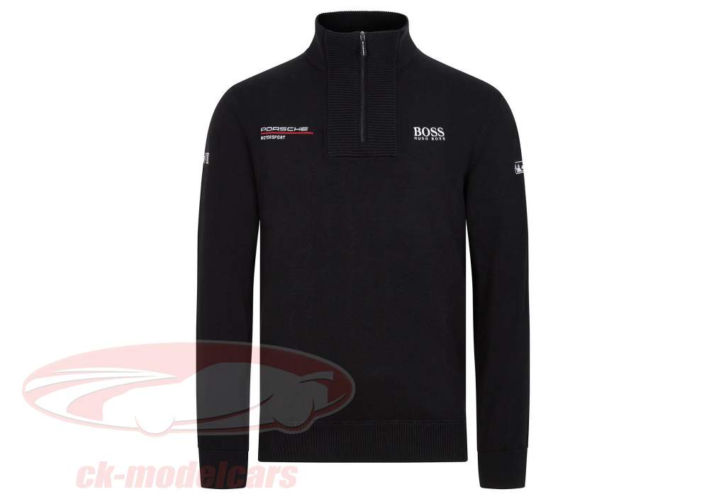 Porsche Motorsport Collection Maglione lavorato a maglia della squadra nero