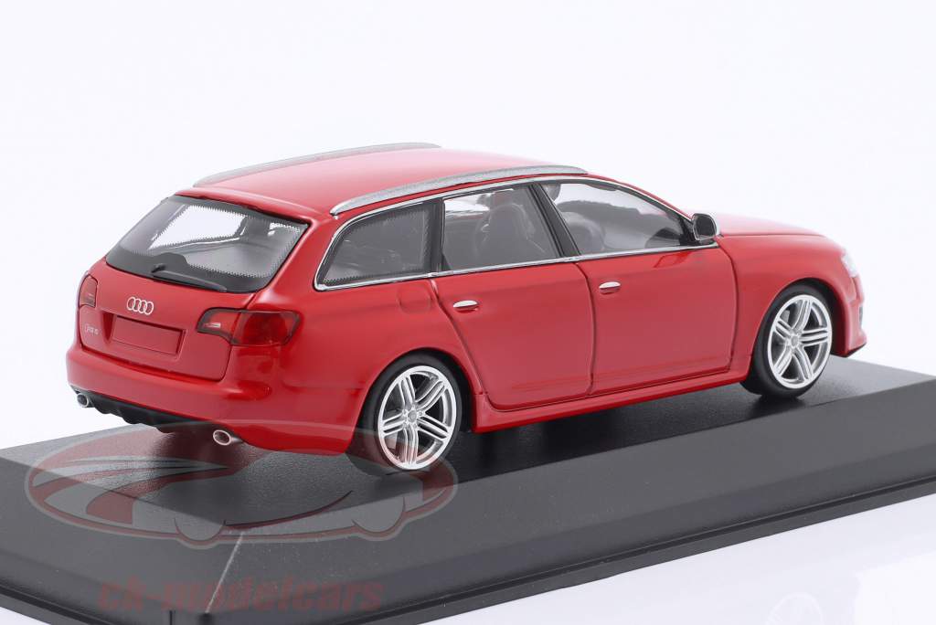 Audi RS 6 Avant Année de construction 2007 Misano rouge effet nacré 1:43 Minichamps