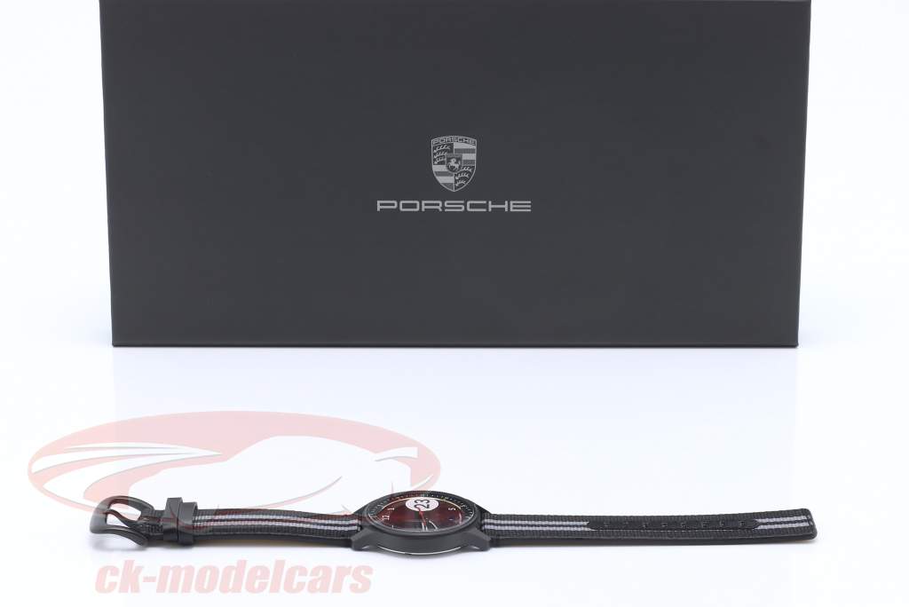 Porsche スポーツ 腕時計 / ピュア 時計 917 Salzburg 黒 / 赤