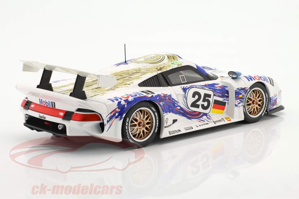 Porsche 911 GT1 #25 2º 24h LeMans 1996 Stuck, Boutsen, Wollek 1:18 WERK83