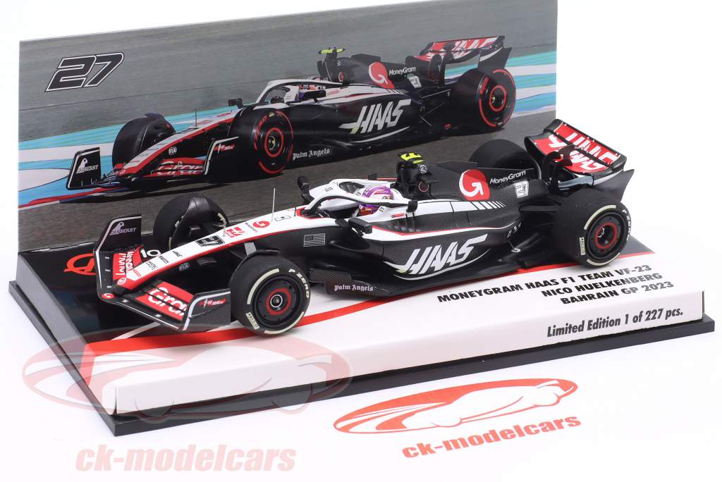 Minichamps 1:43 Nico Hülkenberg Haas VF-23 #27 Bahrain GP Formule