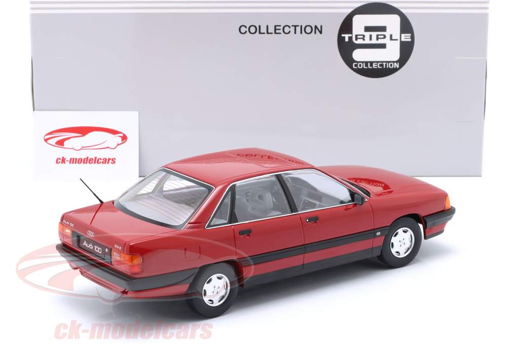 Audi 100 C3 Année de construction 1989 tornade rouge 1:18 Triple9