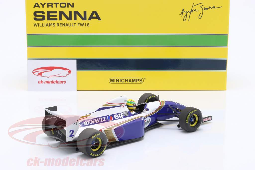 Minichamps 1:18 Ayrton Senna Williams FW16 #2 San Marino GP 