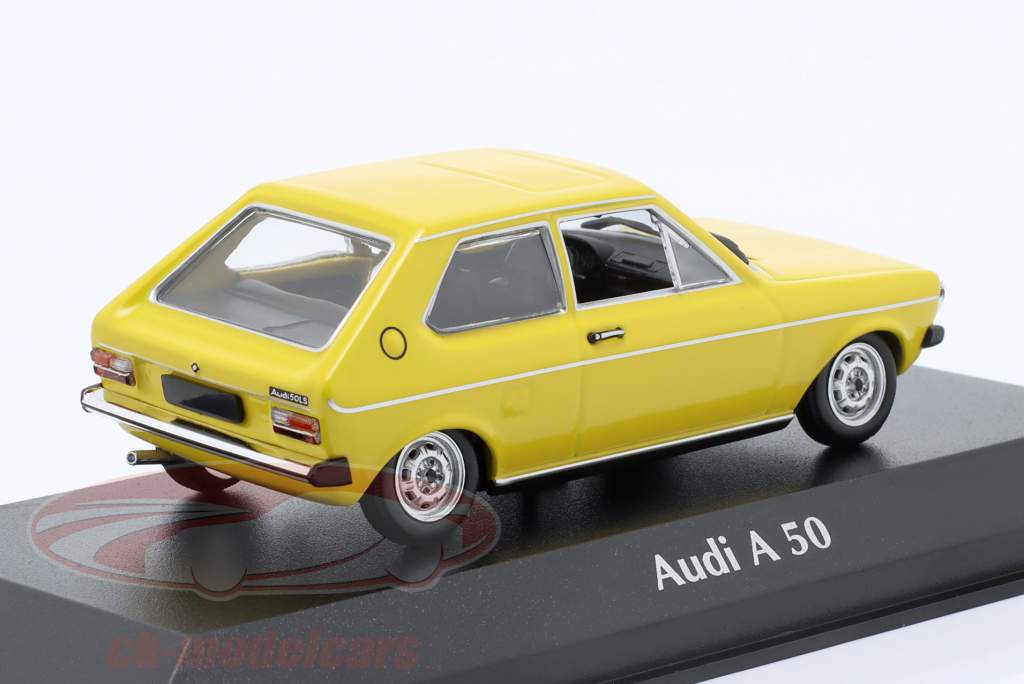Audi A 50 year 1975 yellow 1:43 Minichamps