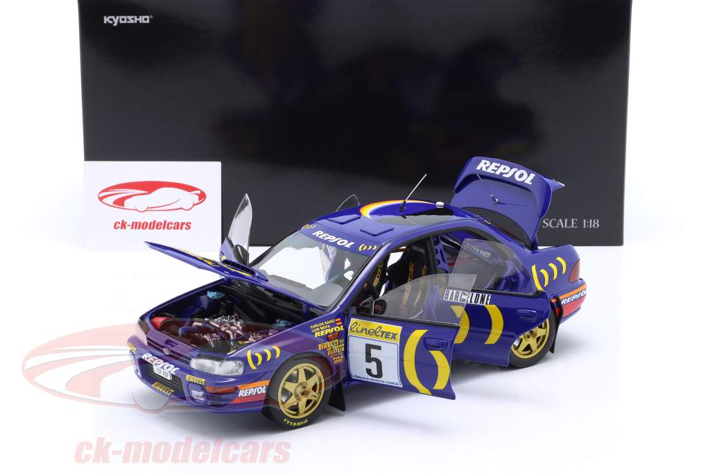 Kyosho 1:18 Subaru Impreza 555 #5 Winner Rallye Monte Carlo 1995 
