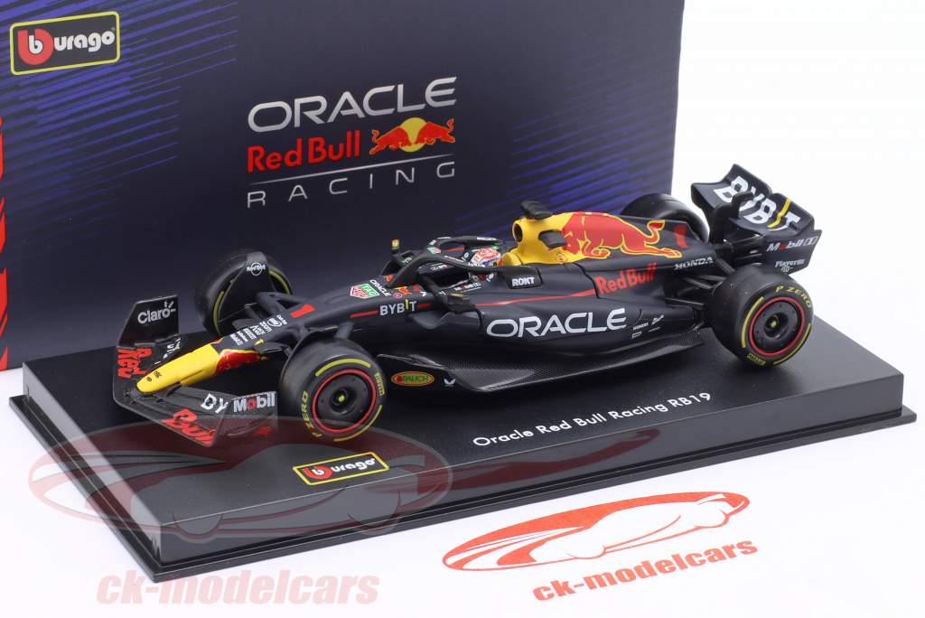 Max Verstappen Red Bull Racing RB19 #1 Fórmula 1 Campeão mundial 2023 1:43 Bburago