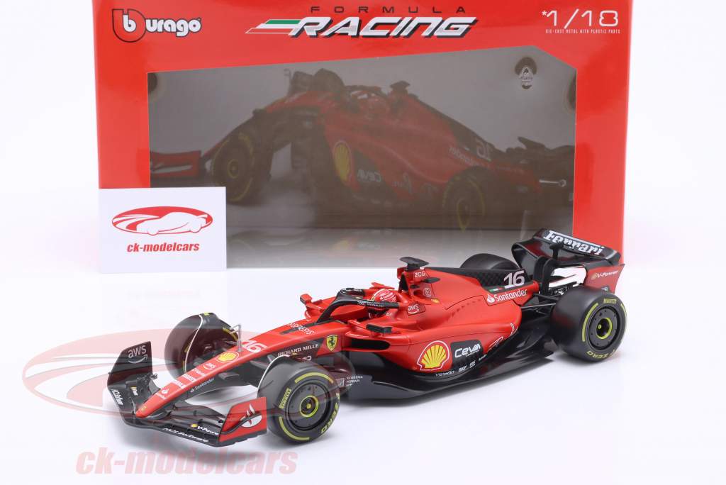 Ferrari F1-F23 N°16 Leclerc 2023 1/18 Burago