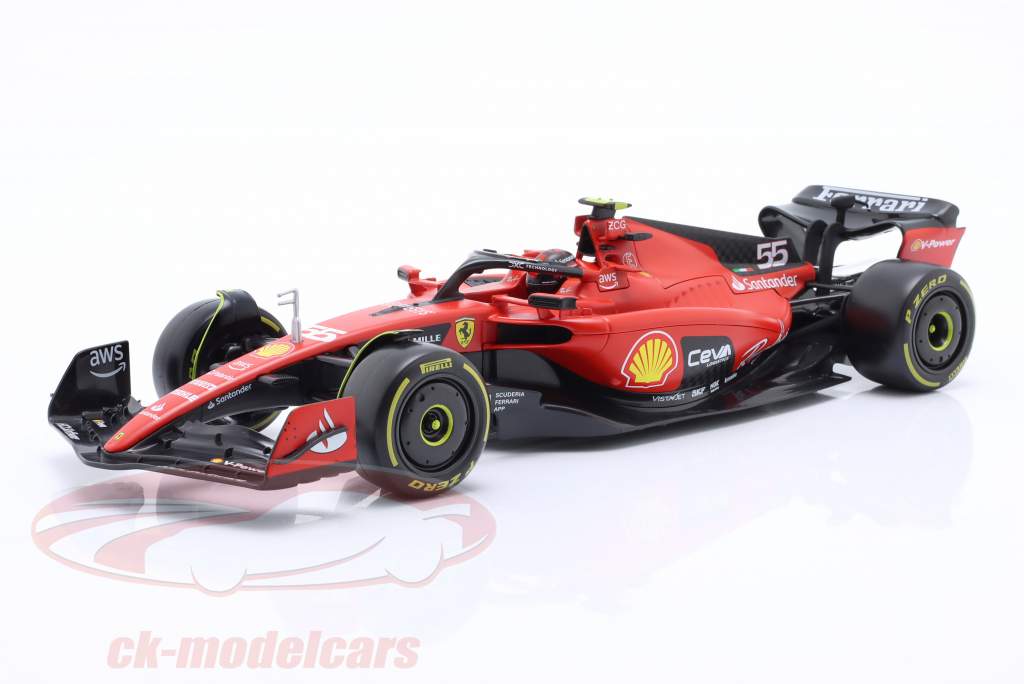 Carlos Sainz Jr. Ferrari SF-23 #55 Formula 1 2023 1:18 Bburago