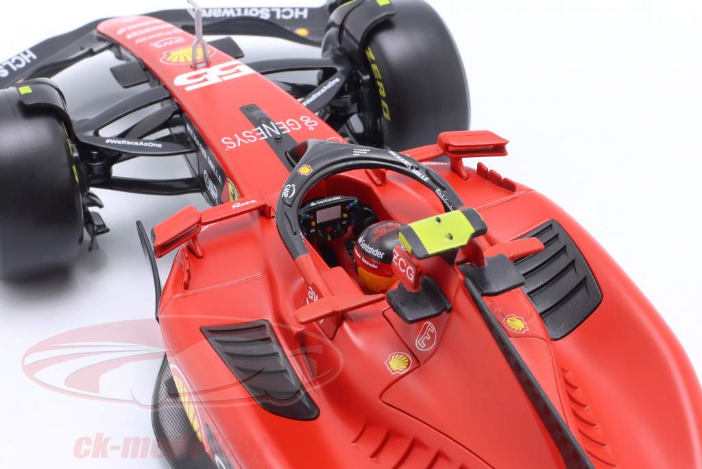 Ferrari SF-23 55 Carlos Sainz Jr F1 2023 Bburago BU16812SA
