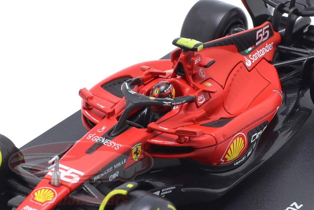 Carlos Sainz Jr. Ferrari SF-23 #55 Fórmula 1 2023 1:43 Bburago