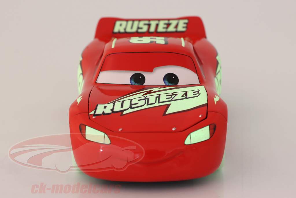 Jadatoys 1:24 Lightning McQueen Glow Racers #95 Disney Movie Cars red /  white 253084003 model car 253084003 4006333086465
