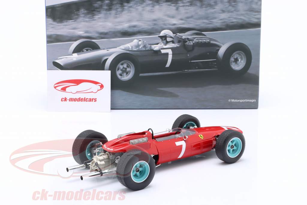 J. Surtees Ferrari 158 #7 winnaar Duits GP formule 1 Wereldkampioen 1964 1:18 WERK83