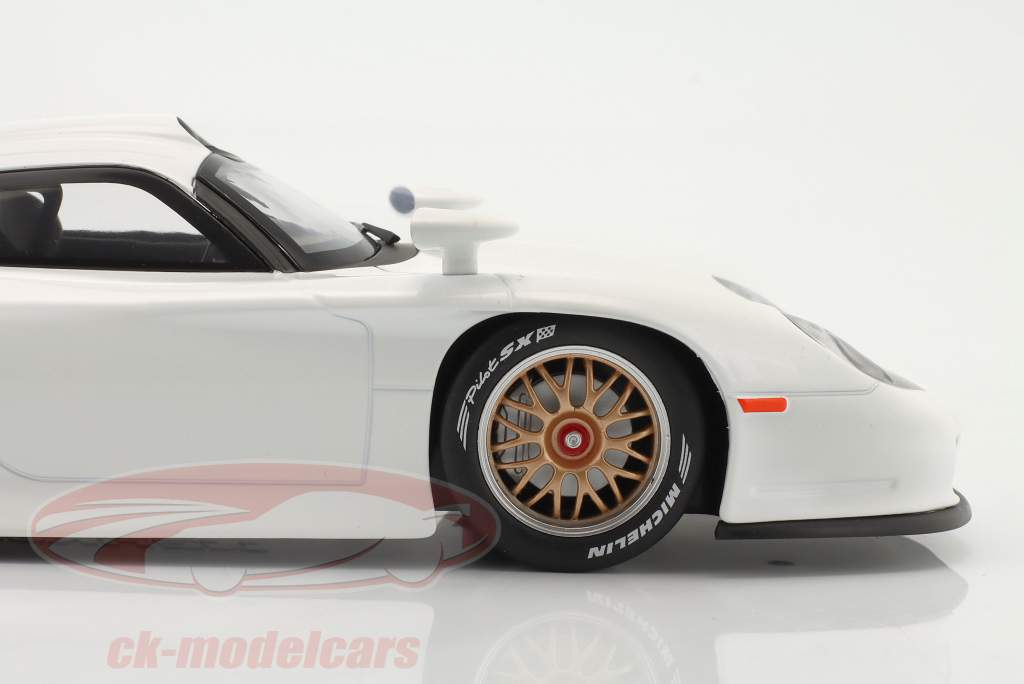 Porsche 911 GT1 Plain Body Edition 1997 wit 1:18 WERK83