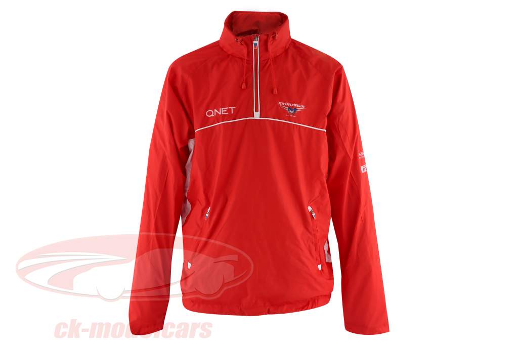 Bianchi / Chilton Marussia Team raincoat Formula 1 2013 red / white Size L