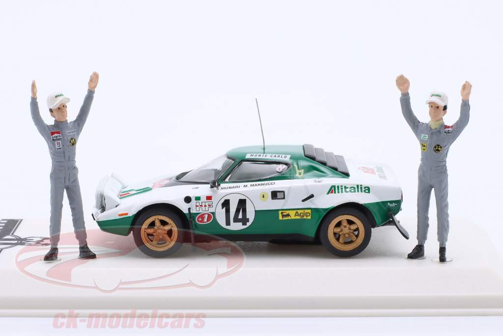 Lancia Stratos HF #14 winnaar Rallye Monte Carlo 1975 Munari, Mannucci 1:43 Ixo