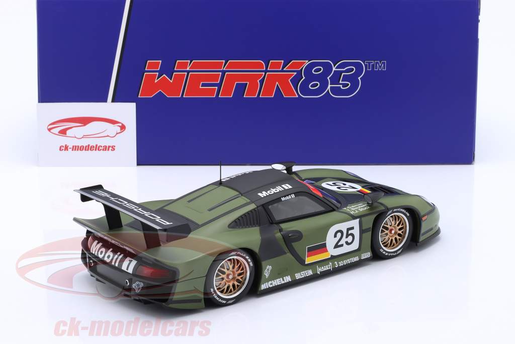 Porsche 911 GT1 #25 Pre-Qualifying 24h LeMans 1997 Porsche AG 1:18 WERK83