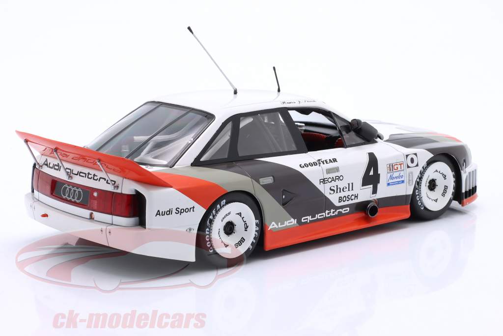 Audi 90 IMSA GTO #4 winnaar Laguna Seca IMSA 1989 H.J. Stuck 1:18 WERK83