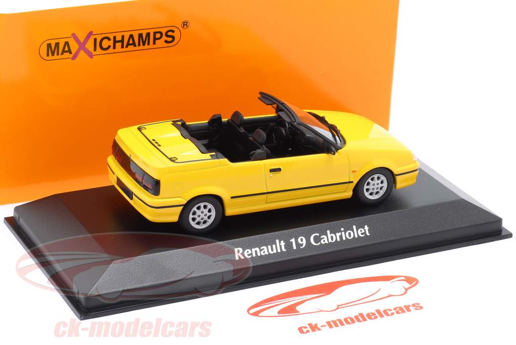 Minichamps 1:43 Renault 19 Cabriolet Bouwjaar 1991 geel 940113730