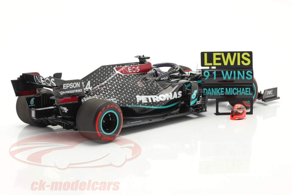 L. Hamilton Mercedes-AMG F1 W11 #44 91e Win Eifel GP formule 1 2020 1:18 Minichamps
