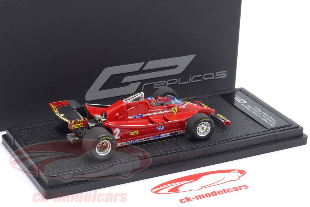 GP Replicas 1:43 G. Villeneuve Ferrari 126C #2 资格赛意大利语GP