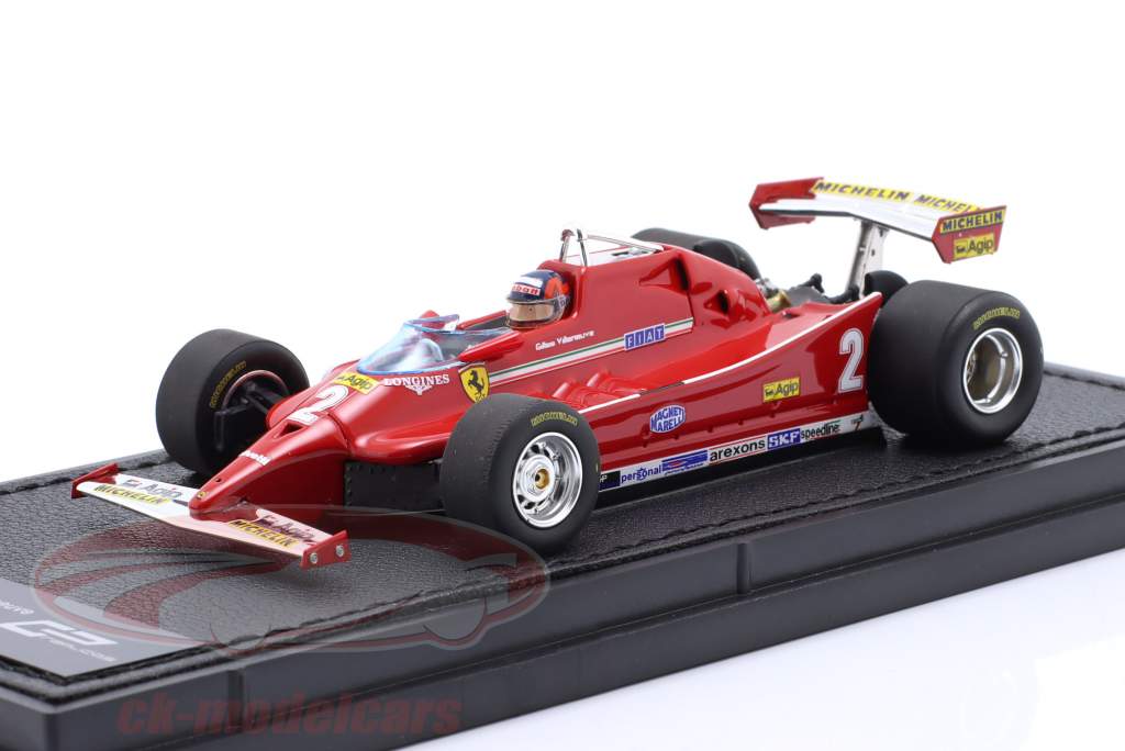 GP Replicas 1:43 G. Villeneuve Ferrari 126C #2 资格赛意大利语GP