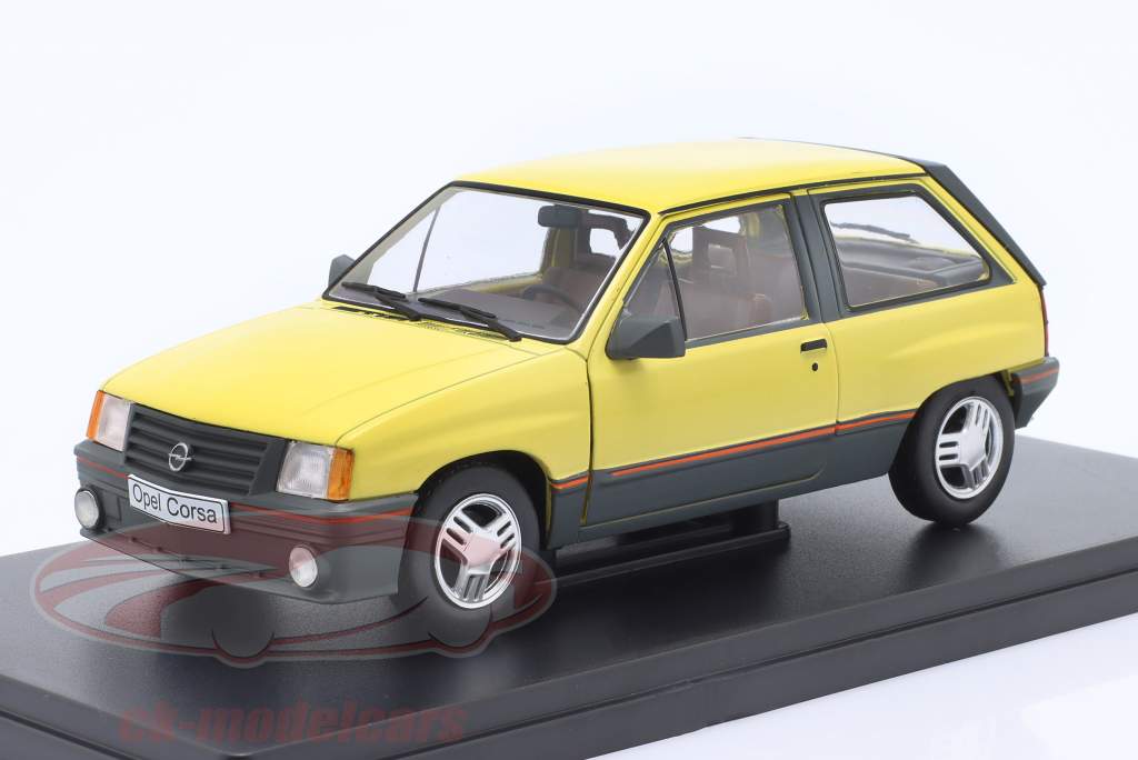 Opel Corsa 1.3 SR 建设年份 1983 黄色的 1:24 Hachette