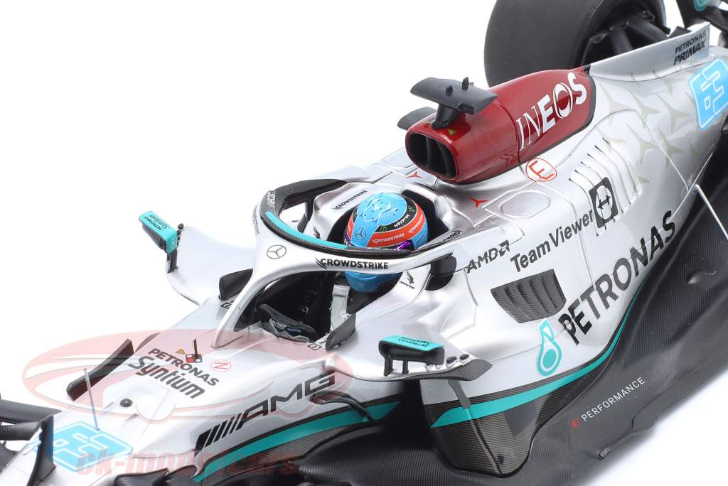 G. Russell Mercedes-AMG F1 W13 #63 1st F1 Win Brasilien GP Formel 1 2022 1:18 Minichamps