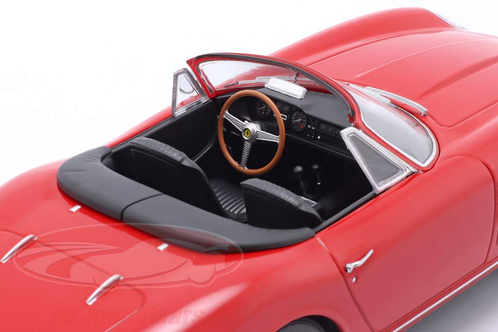 Ferrari 275 GTB4 NART Spyder com jantes de raios Ano de construção 1967 vermelho 1:18 KK-Scale