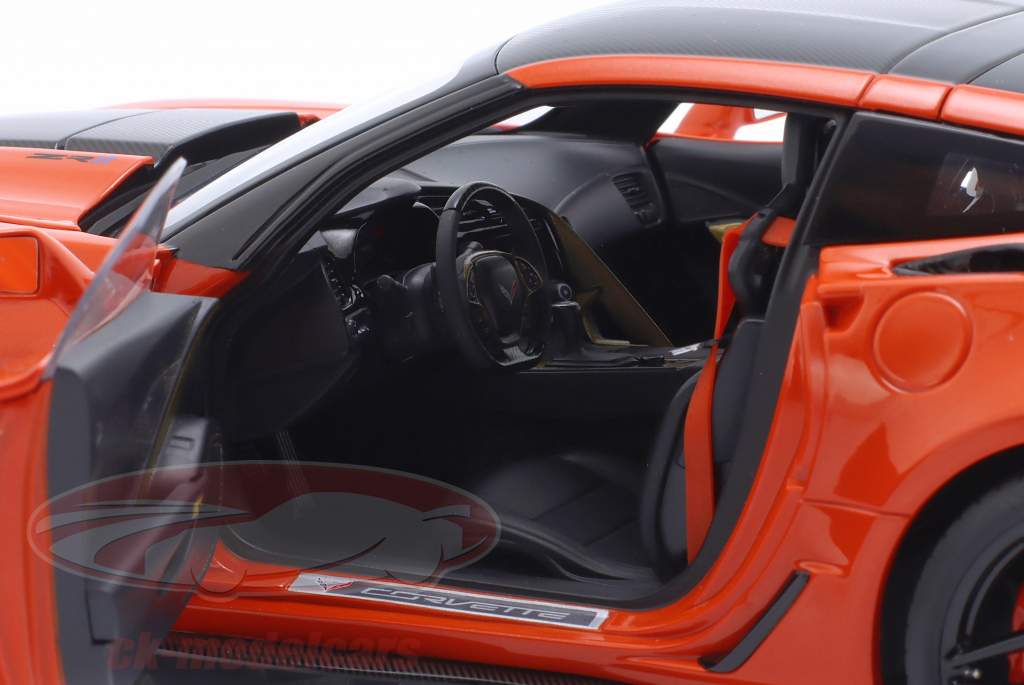 Chevrolet Corvette C7 ZR1 建設年 2019 sebring オレンジ 1:18 AUTOart