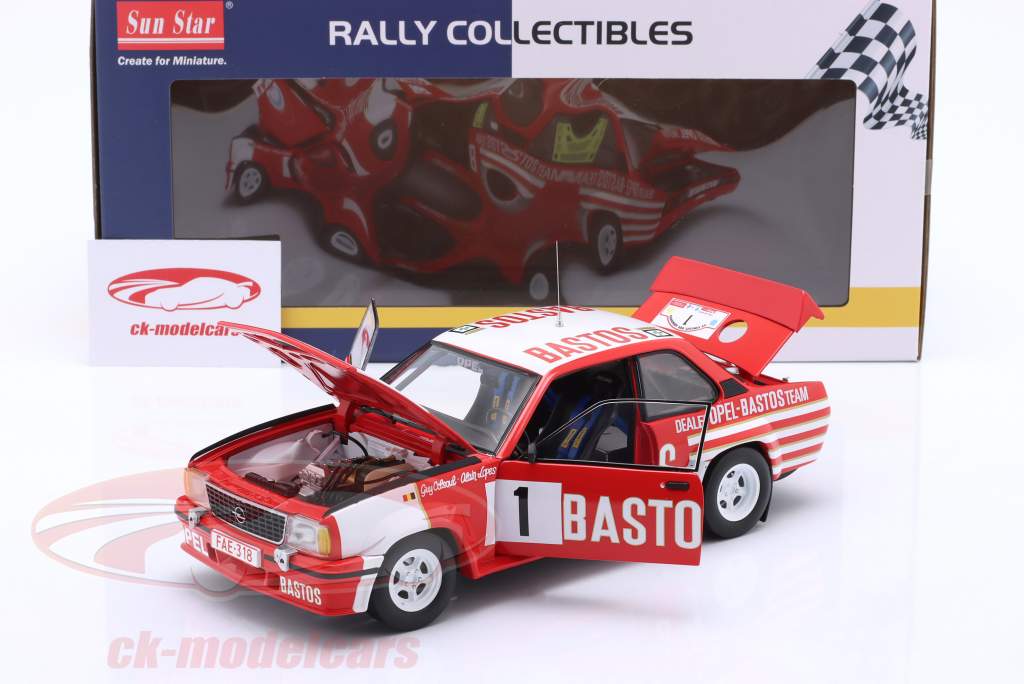 Opel Ascona 400 Rallye #1 2ème Circuit des Ardennes 1983 1:18 SunStar