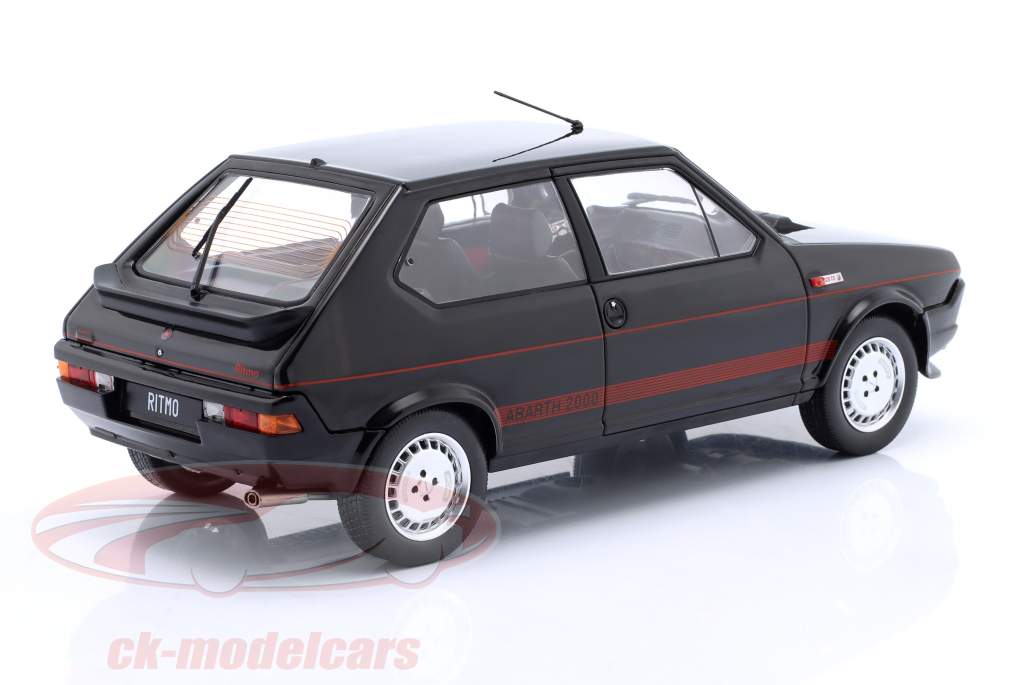 Fiat Ritmo TC 125 Abarth Año de construcción 1980 negro 1:18 Model Car Group