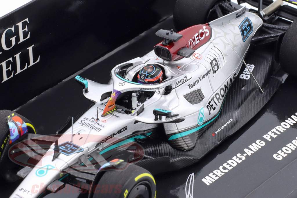 G. Russell Mercedes-AMG F1 W13 #63 5e Miami GP formule 1 2022 1:43 Minichamps