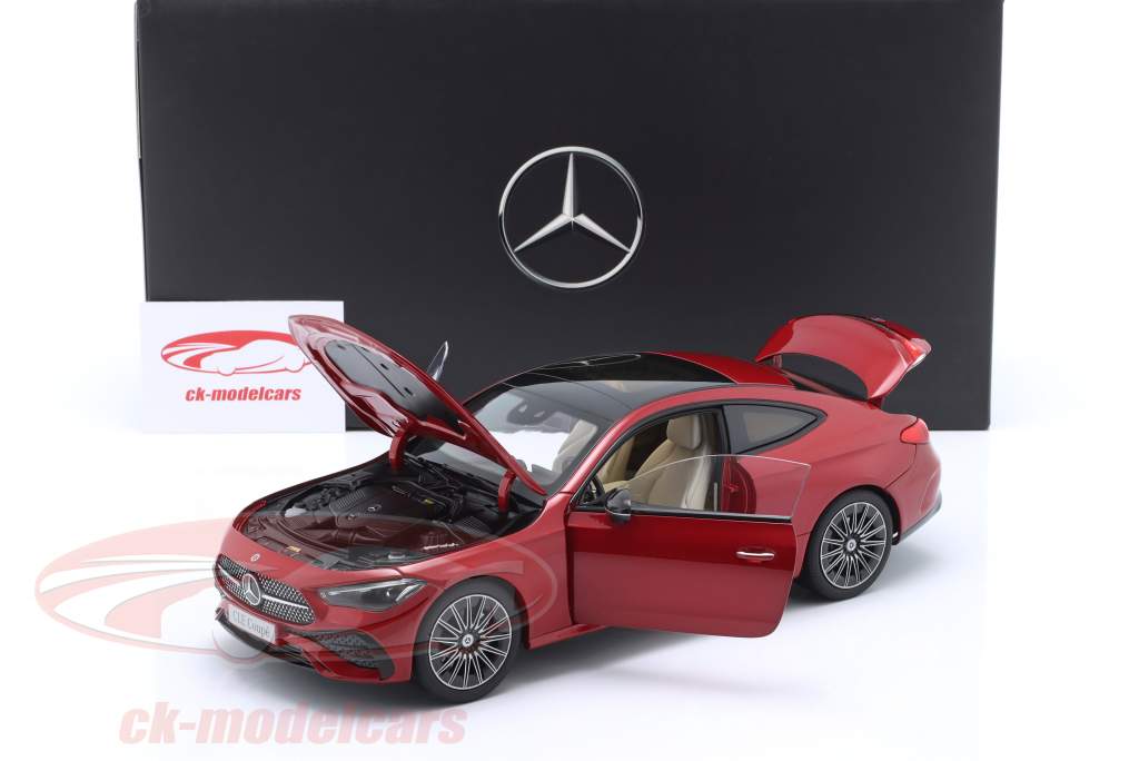 Mercedes-Benz AMG-Line CLE Coupe (C236) 2023 Patagônia vermelha metálico 1:18 Norev