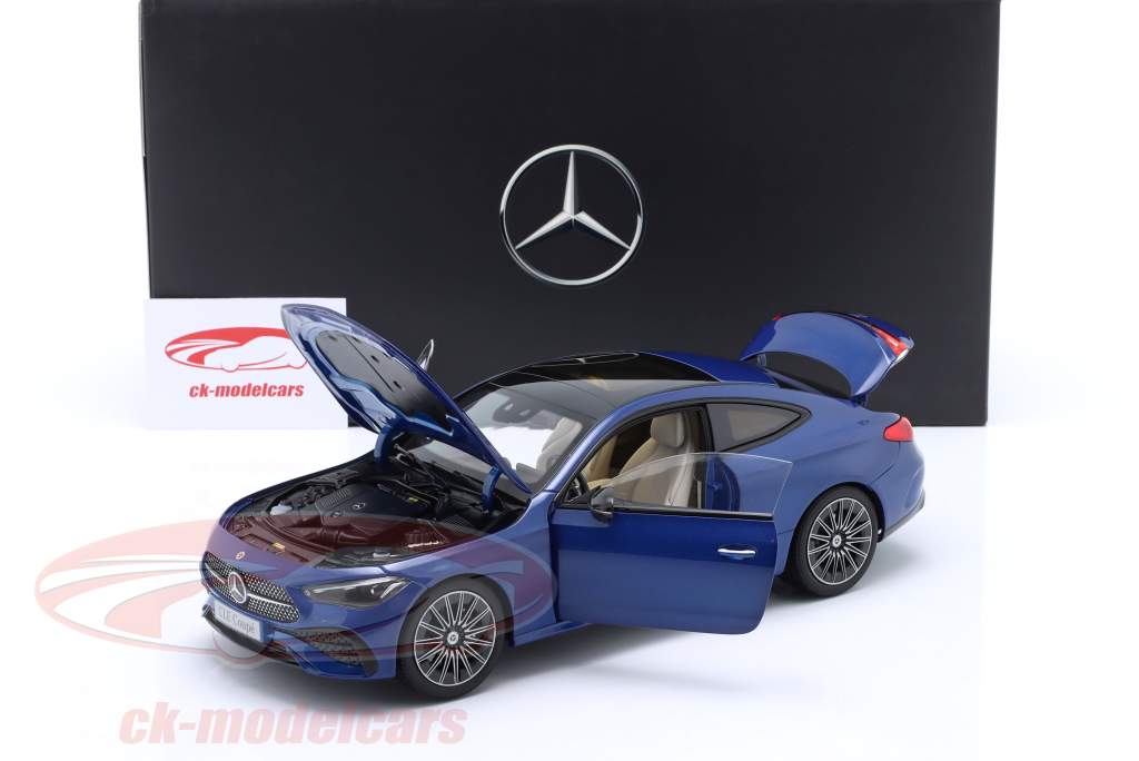 Mercedes-Benz AMG-Line CLE Coupe (C236) 2023 azul espectral 1:18 Norev