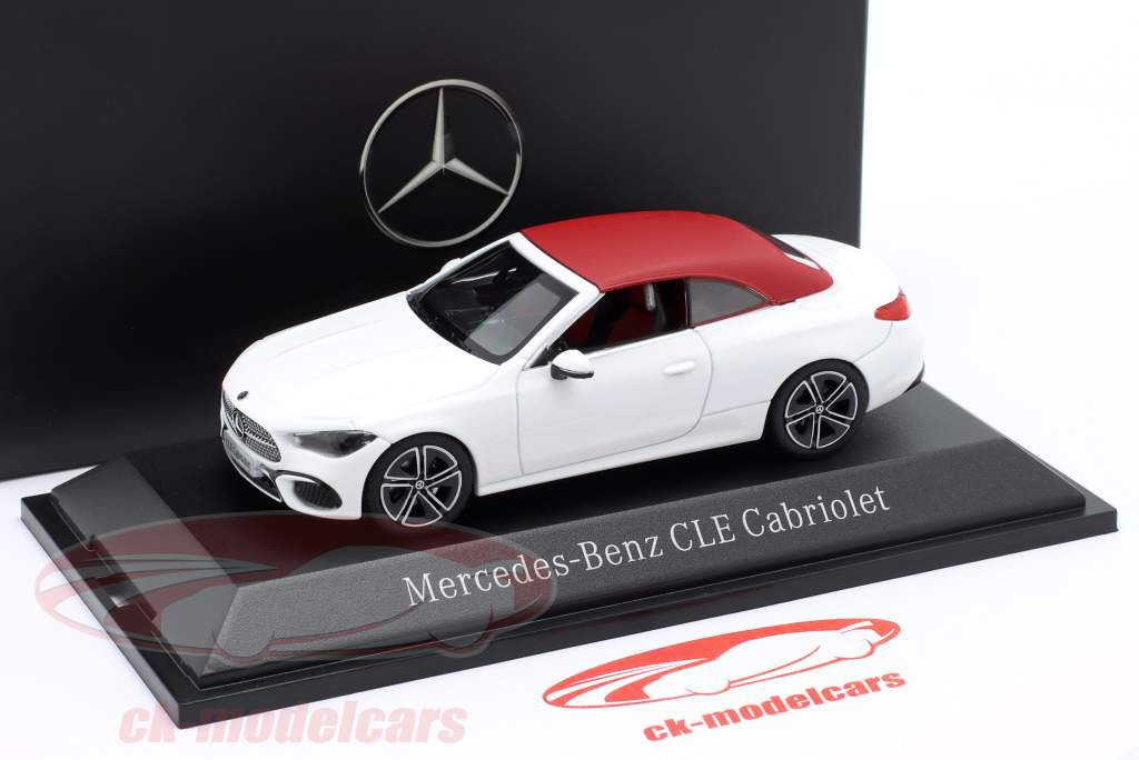 Mercedes-Benz CLE Cabriolet (A236) year 2024 opalite white 1:43 Norev