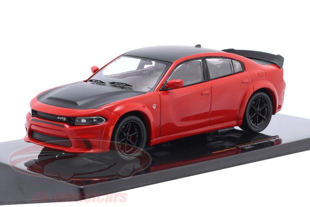 Dodge Charger SRT Hellcat Année de construction 2021 rouge / noir 1:43 Ixo