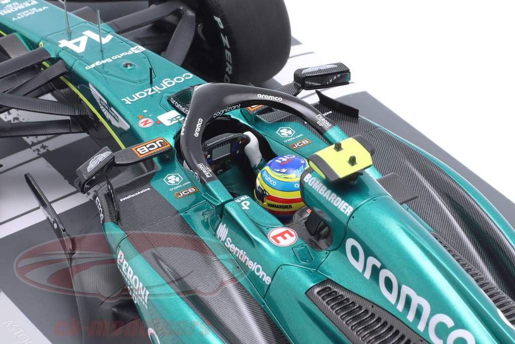 F. Alonso Aston Martin AMR23 #14 3ème Bahreïn GP formule 1 2023 1:18 Minichamps