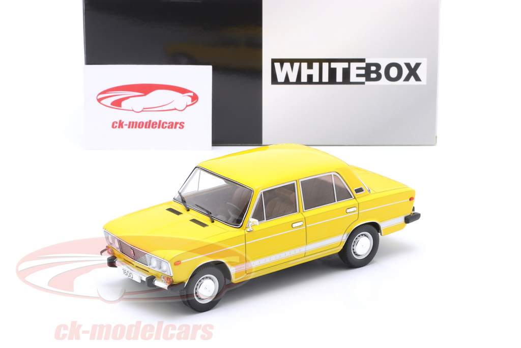 Lada 1600 LS Año de construcción 1976 amarillo 1:24 WhiteBox