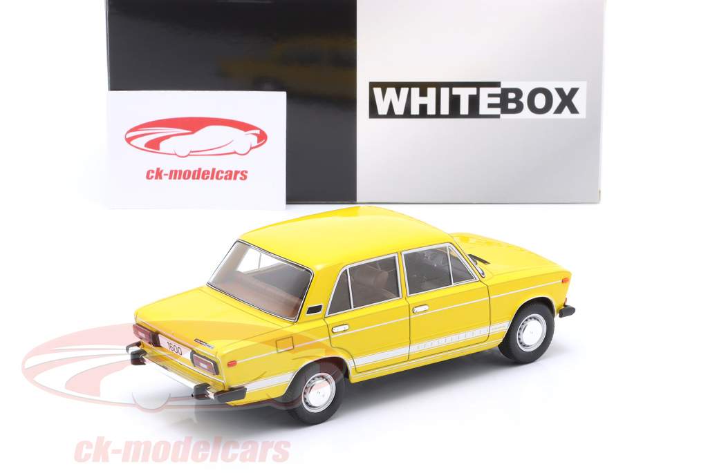 Lada 1600 LS Año de construcción 1976 amarillo 1:24 WhiteBox