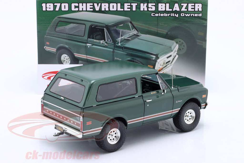 Chevrolet K5 Blazer Año de construcción 1970 verde 1:18 GMP